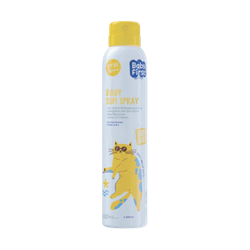 اسپری ضد آفتاب کودک SPF50 PA+++ بیبی فرست — ۲۰۰ میلی‌لیتر